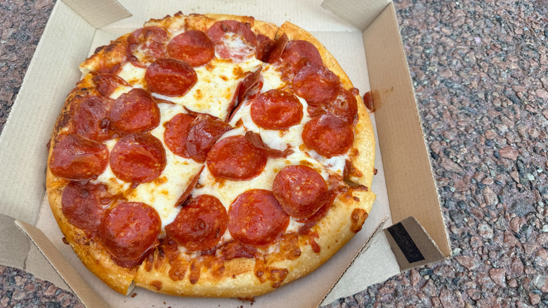 Pizza Hut Small Hand Tossed Pepperoni Lovers Pizza