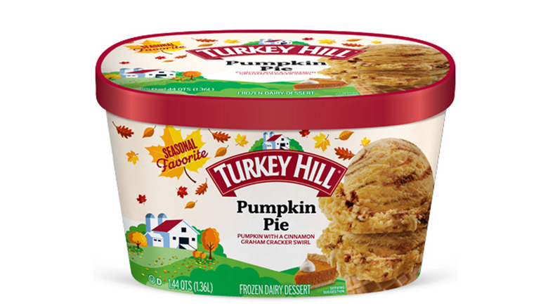 Turkey Hill Pumpkin Pie container