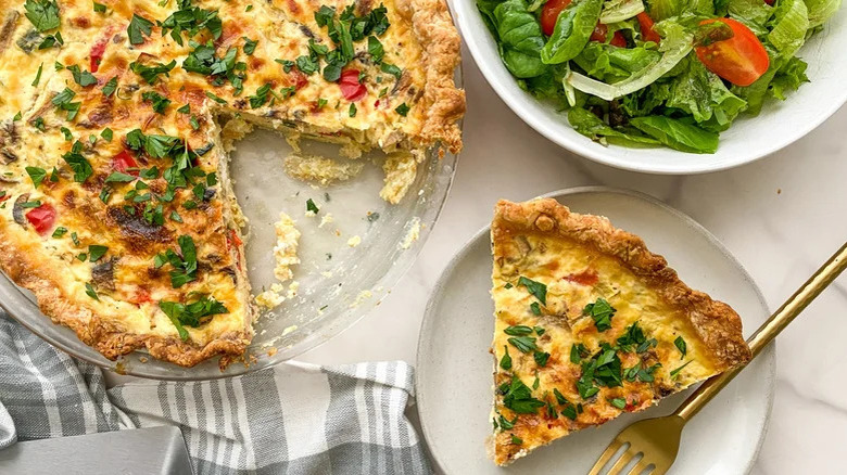 vegetarian quiche