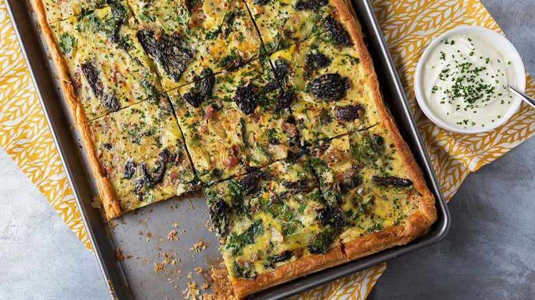 sheet pan quiche