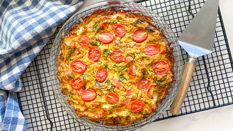 vegan quiche