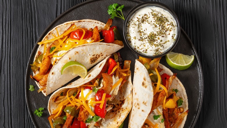 Tex-Mex chicken fajitas