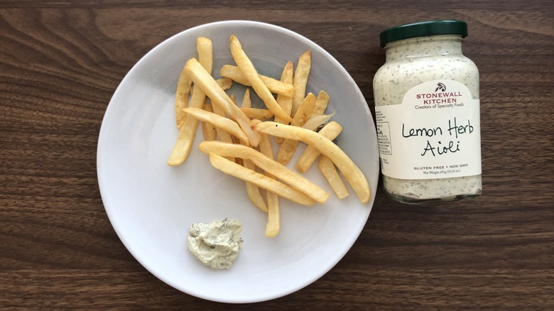 Stonewall Kitchen's lemon herb aioli