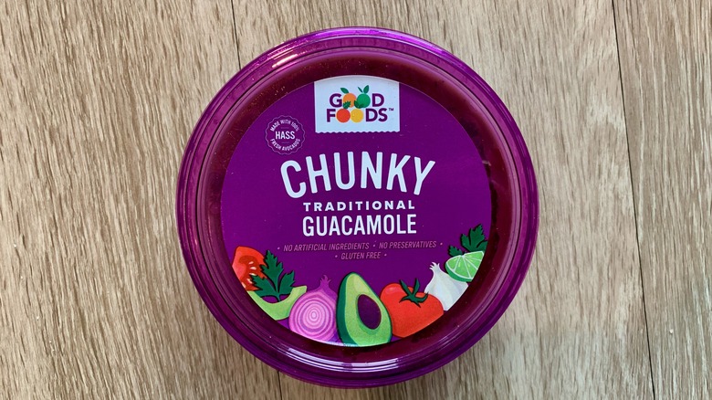 Good Foods Guacamole container