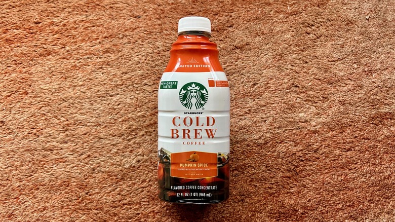 Bottle Starbucks pumpkin cold brew