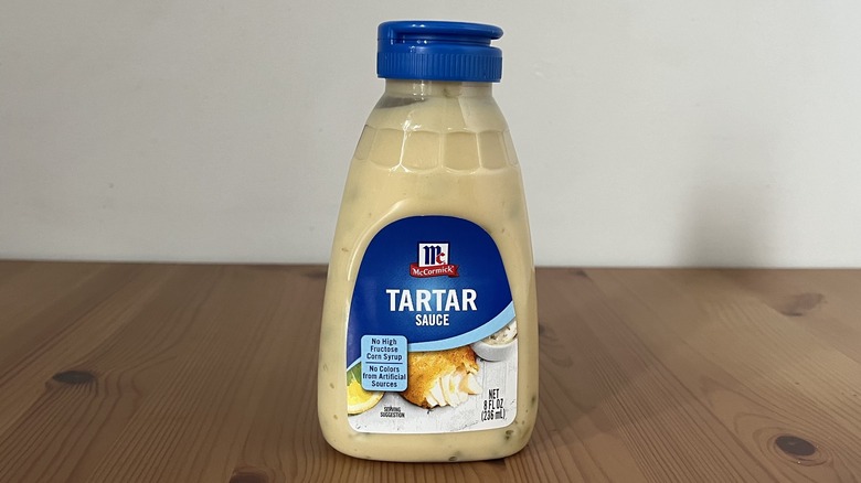 bottle of McCormick tartar sauce