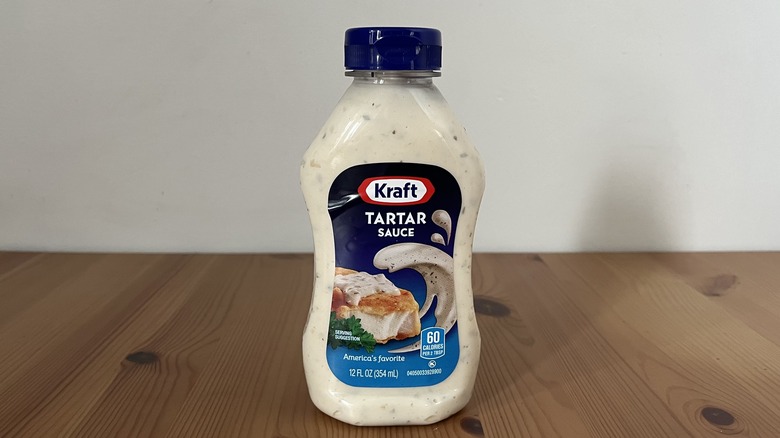 bottle of Kraft tartar sauce