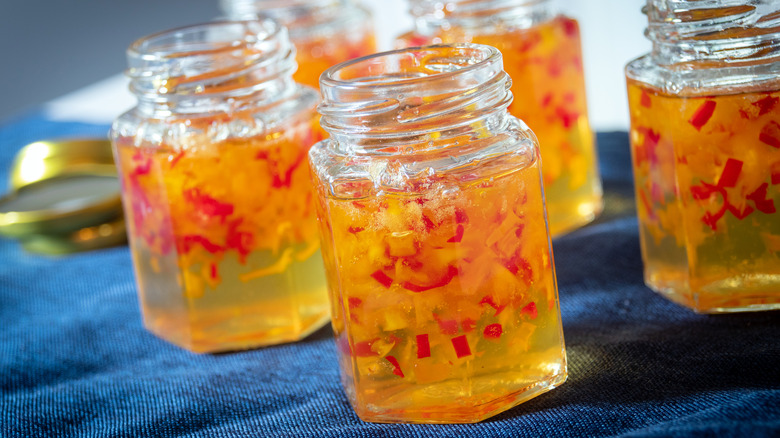 Habanero jelly jars