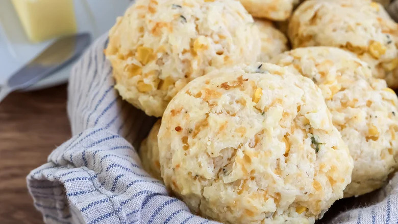 Basket of buttermilk biscuits