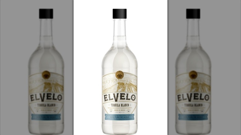 Bottle of Elvelo Tequila Blanco