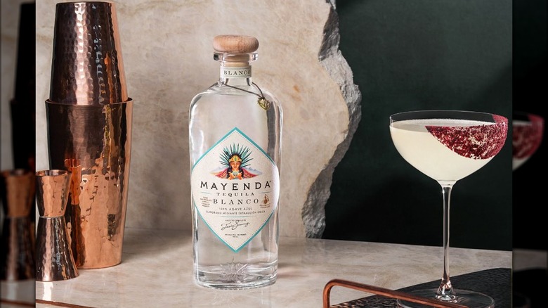 Mayenda tequila blanco with a cocktail