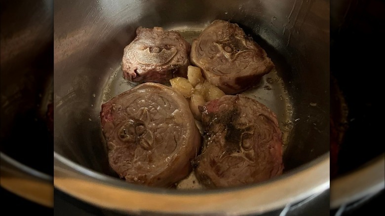 searing lamb shanks in instant pot