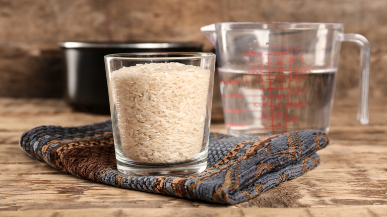 Water and rice