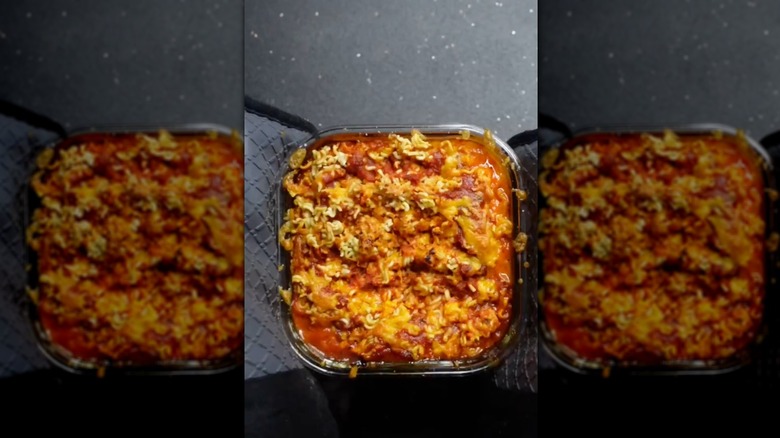 Viral TikTok ramen lasagna