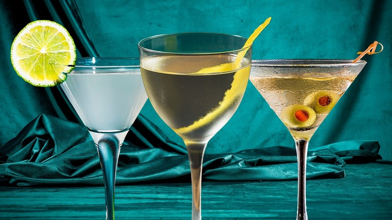 three vodka cocktails