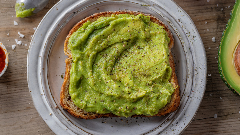 avocado spread on toast