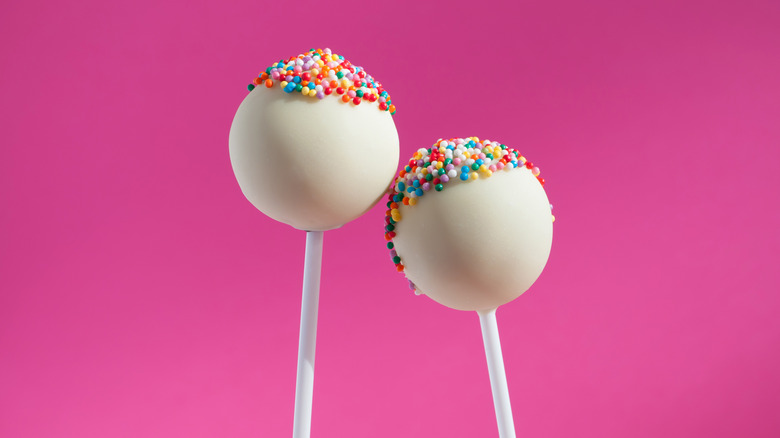 colorful cake pops