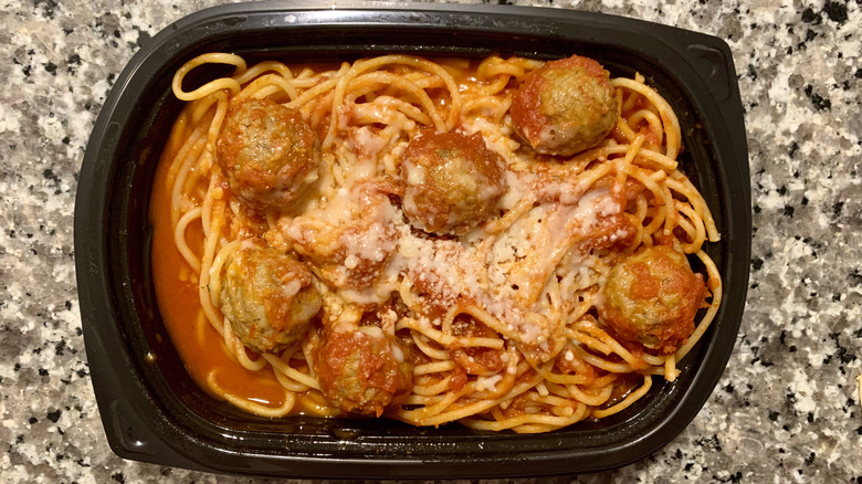 Spaghetti and meatball pasta