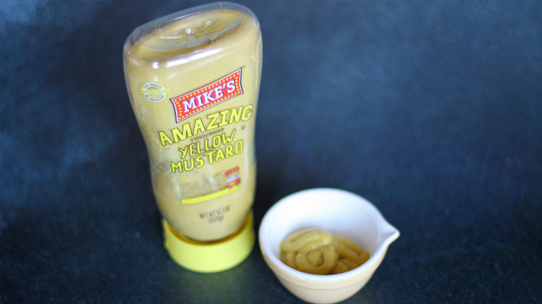 Mike's Amazing yellow mustard, dip