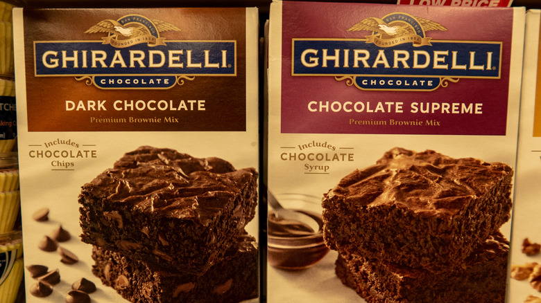 Ghirardelli boxed brownie mixes