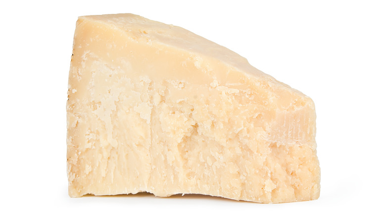 Parmesan cheese block