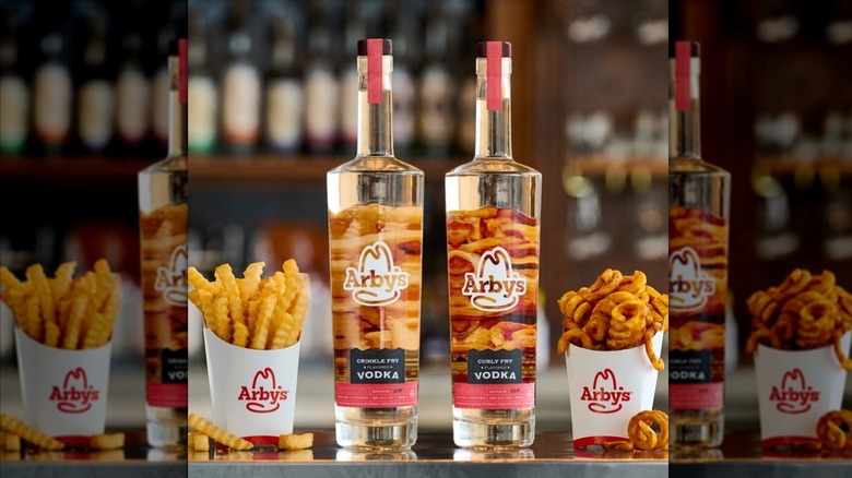 Arby's fry flavored vodkas and fries