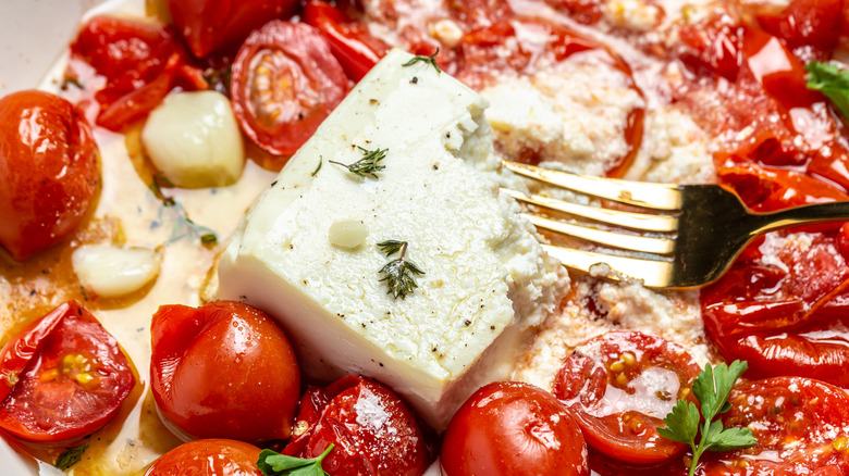 Feta with cherry tomatoes