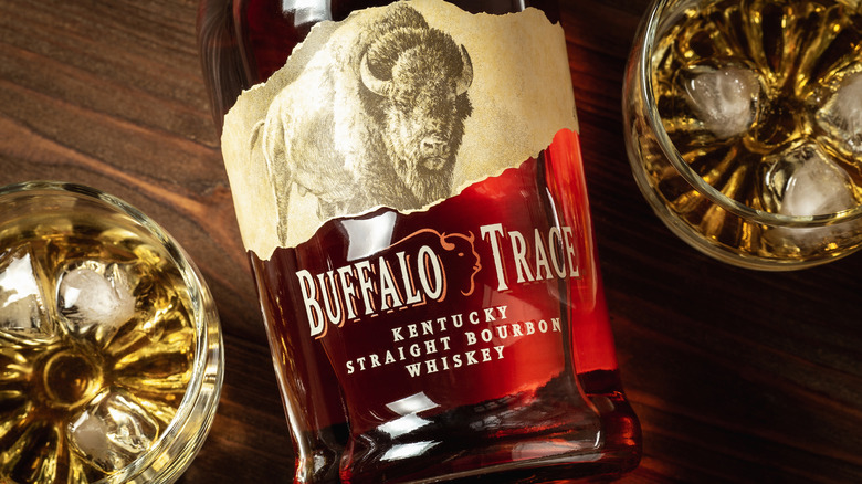 Buffalo Trace bottle label