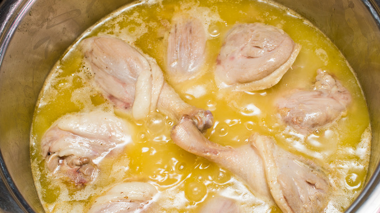 Duck confit in the pot