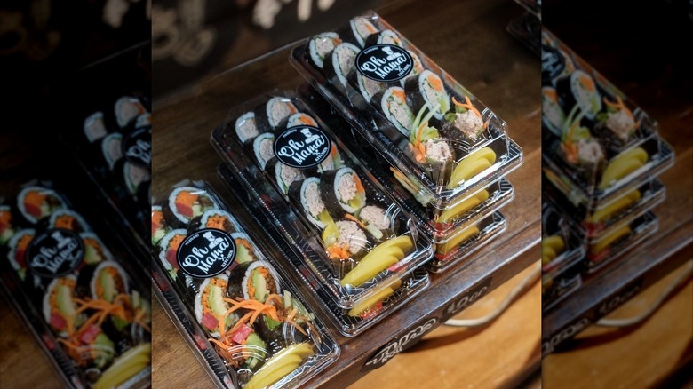 Oh Mama take-out kimbap boxes