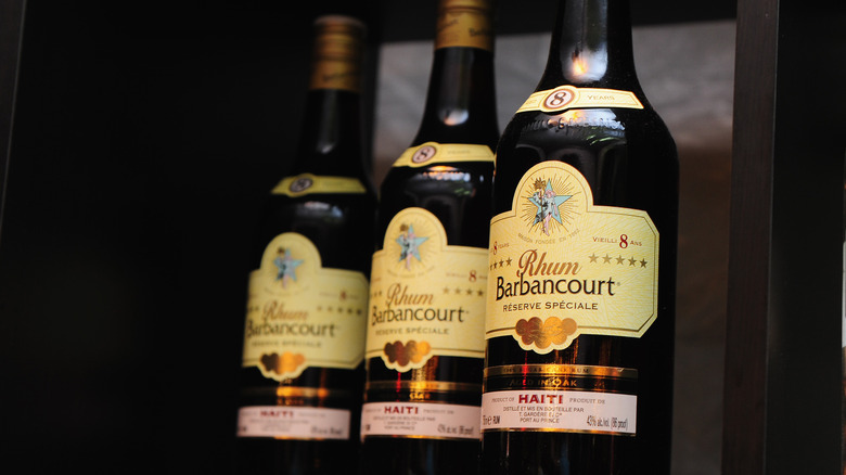 Bottles of Rhum Barbancourt 5 Star