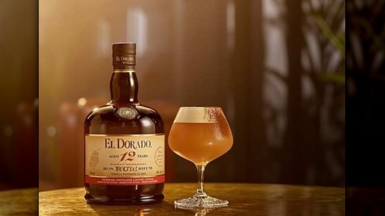 bottle of El Dorado 12 year