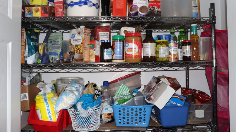 Messy pantry