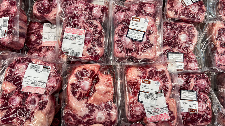 packages of oxtails at Costco 