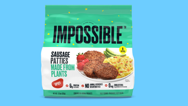 Impossible sausage patties