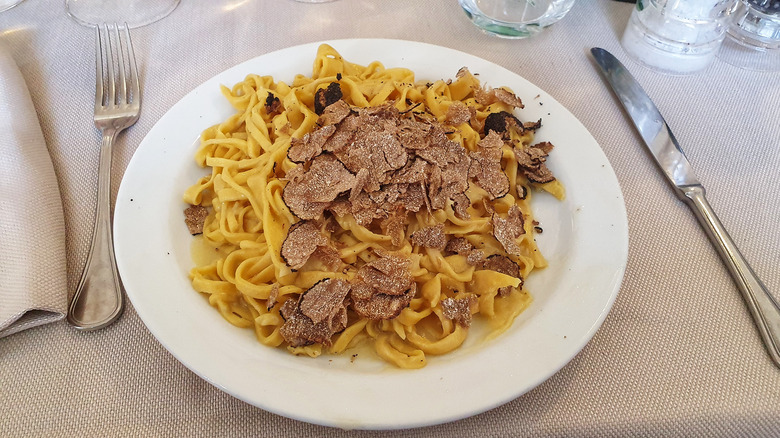 pasta with truffles