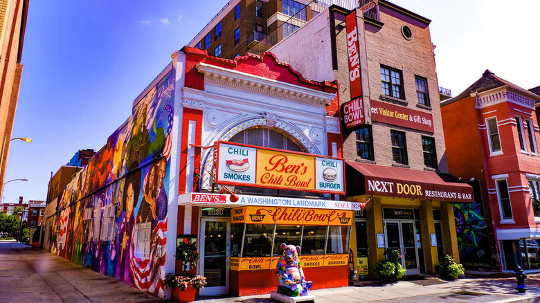 Exterior of Ben's Chili Bowl flagship location