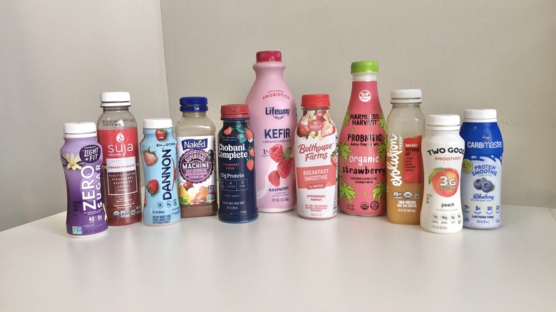 11 bottled smoothie drinks