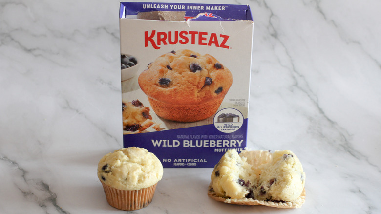 Krusteaz wild blueberry muffin mix