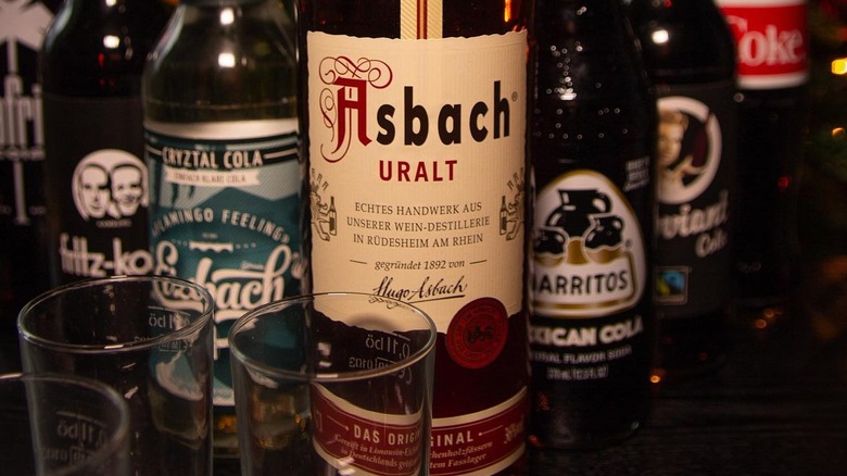 Asbach Uralt Brandy bottle