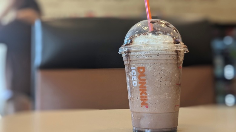 Dunkin' Caramel Swirl Frozen Chocolate