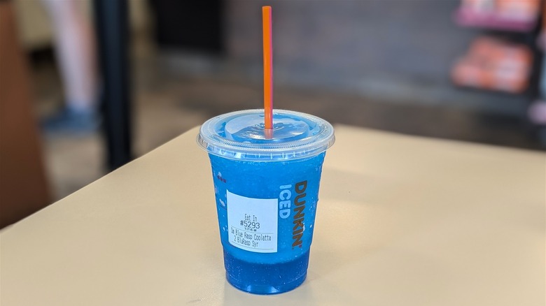 Dunkin' Blue Raspberry Coolatta