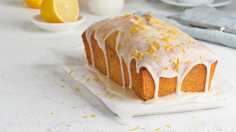 loaf of bread with icing