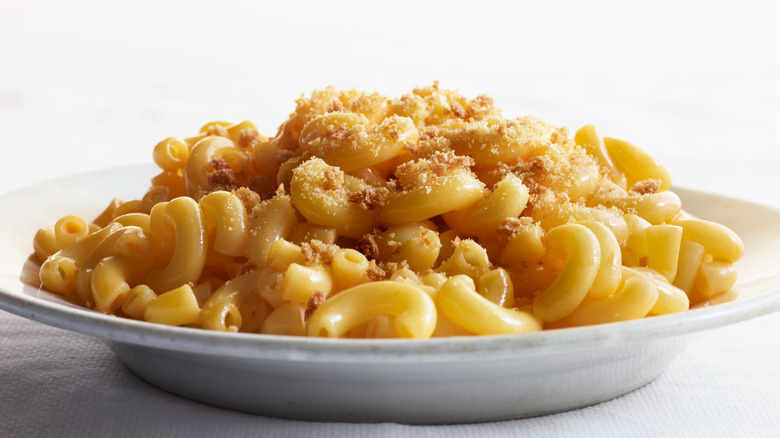 bowl of macaroni and cheese