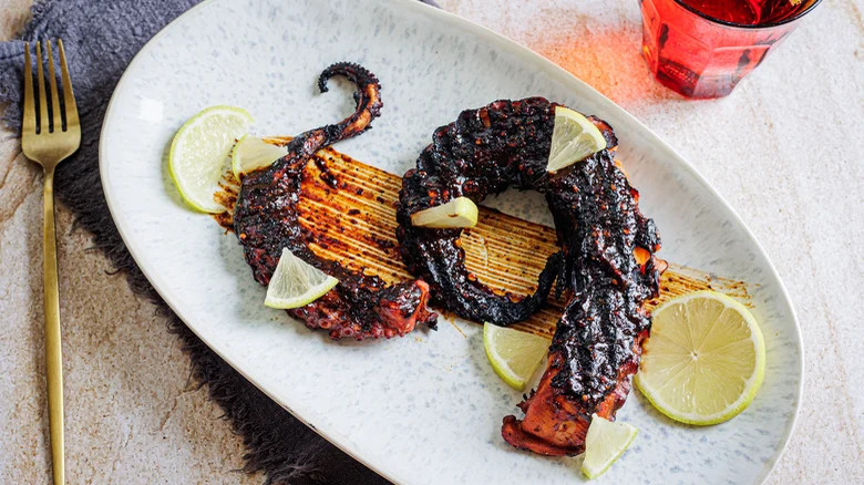 Grilled octopus