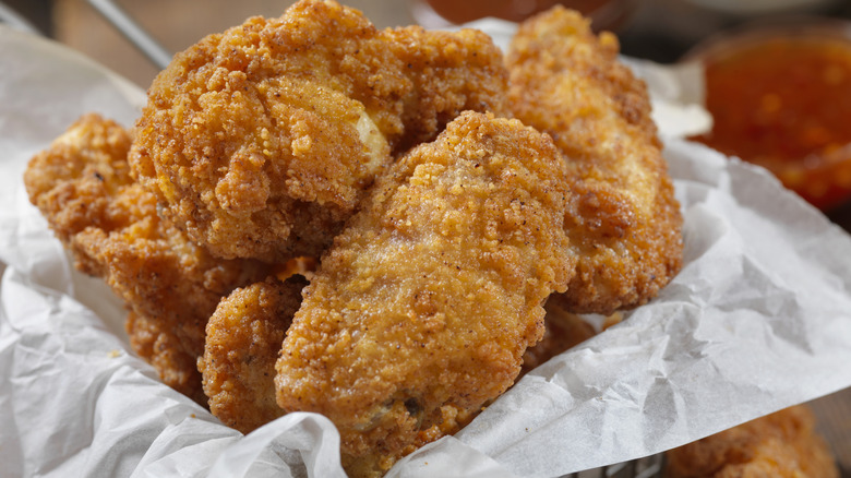 breaded chicken wings