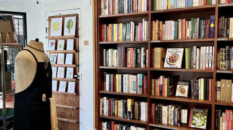 Interior of Bold Fork books