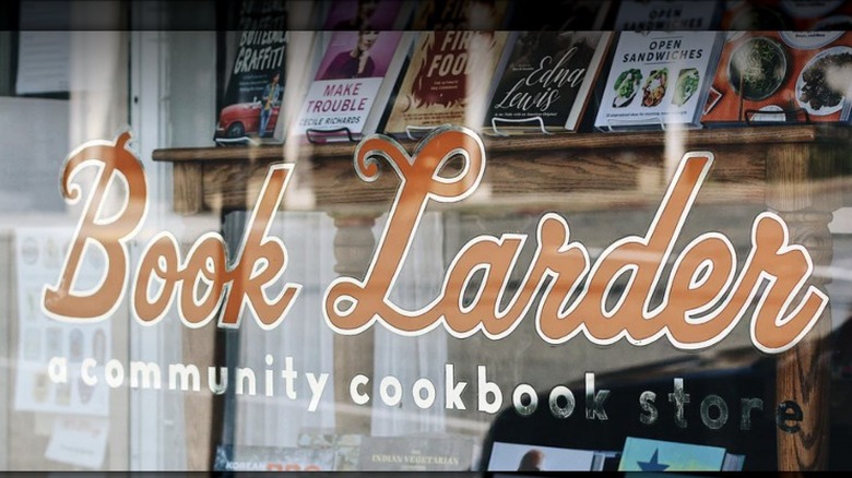 Book Larder bookstore window