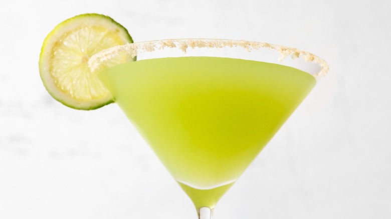 Key lime pie martini