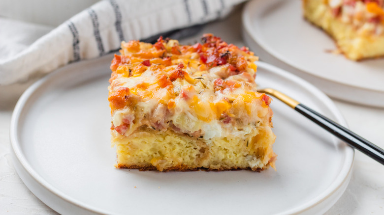 Croissant Breakfast Casserole